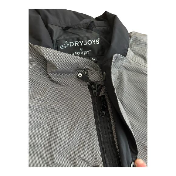 Footjoy FJ Jacket Men's M Gray Dryjoys Zip Pocket Windbreaker‎ - Picture 4 of 13